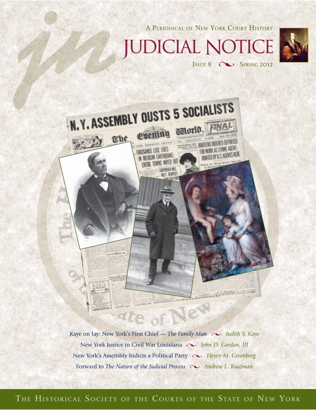 Cover of Judicial Notice Issue 8