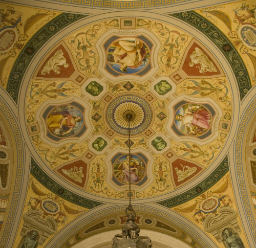 Ceiling at New York County Courthouse, 60 Centre St.