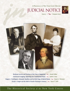 Cover of Judicial Notice Issue 9