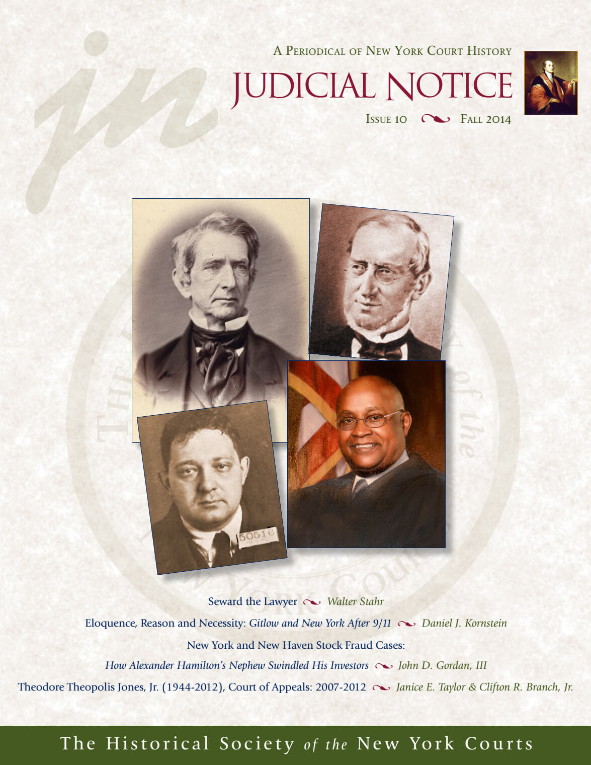 Cover of Judicial Notice Issue 10