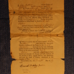 Enlistment paper of Emmerich’s Chasseurs, 1778
