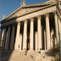 Exterior of the New York County Courthouse at 60 Centre Street