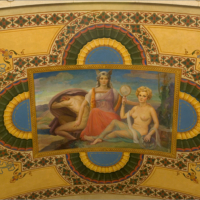 Detail of the ceiling of the entranceway to the Central Rotunda