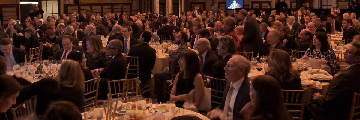 Guests at the Society's 2018 gala dinner.