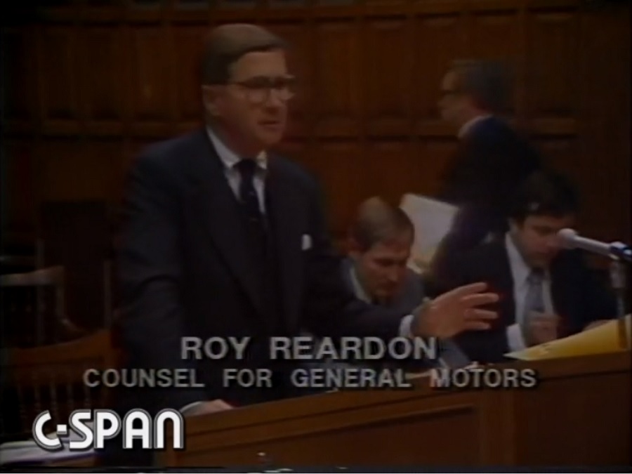 Roy Reardon at the Court of Appeals