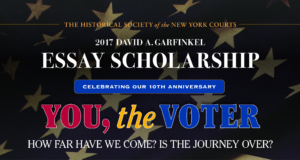 2017 Garfinkel Essay Scholarship