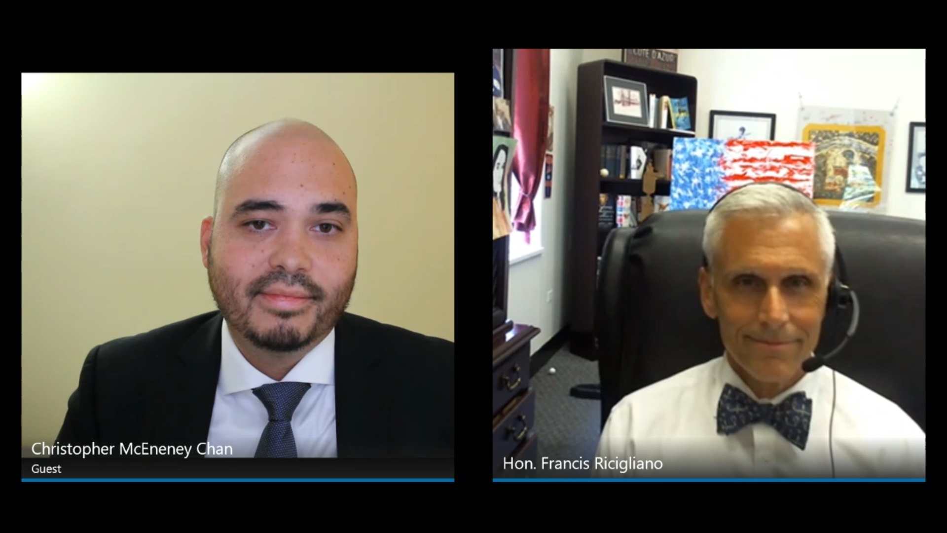Hon. Francis Ricigliano, Nassau County Court Judge, interviewed by Christopher McEneney Chan