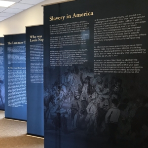 The Lemmon Slave Case exhibit on display at the Dutchess Family Court.