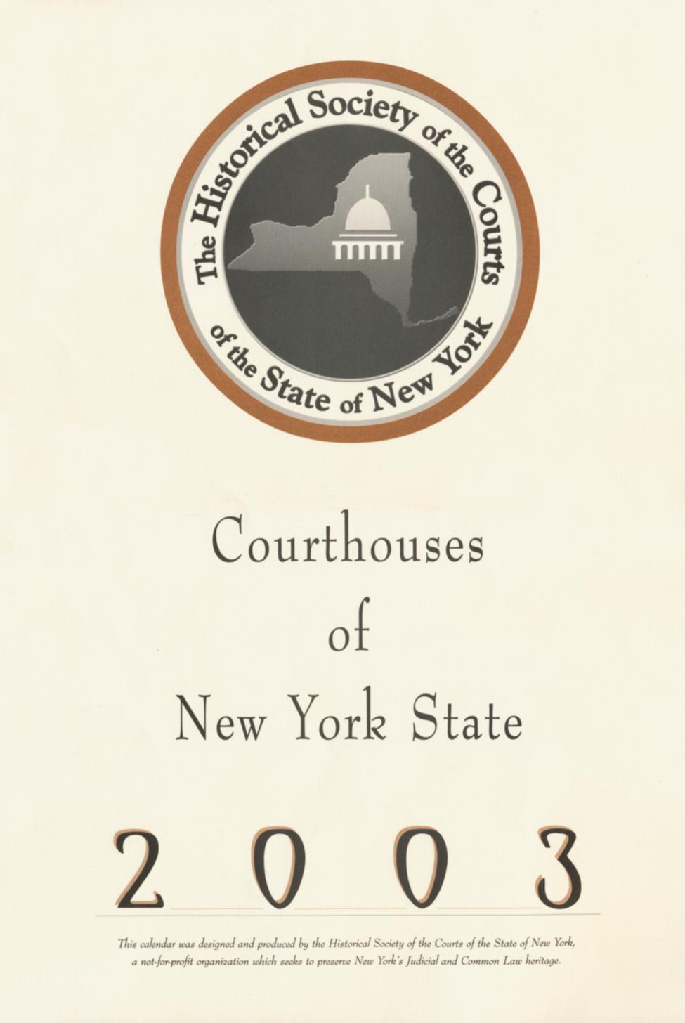 2003 Society Calendar - 2003 Society Calendar -