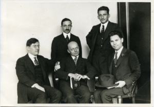 August Claessens, Samuel A. DeWitt, Samuel Orr, Charles Solomon and Louis Waldman; Socialists Elected to (and Expelled by) the NYS Assembly in 1920