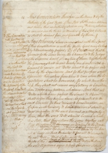 The New York State Constitution, Birth of a State and of a Nation