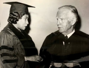 Opera Singer Marian Anderson with Chief Judge Edmund H. Lewis