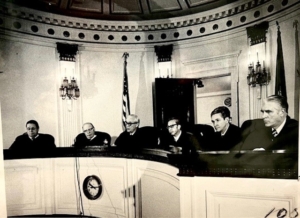Future Chief Judge Lawrence Cooke and the Third Department in Final Session at the Albany County Courthouse