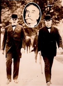 Frederick Collin and Emory A. Chase Stroll in Albany