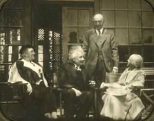 Irving Lehman Hosts Albert Einstein