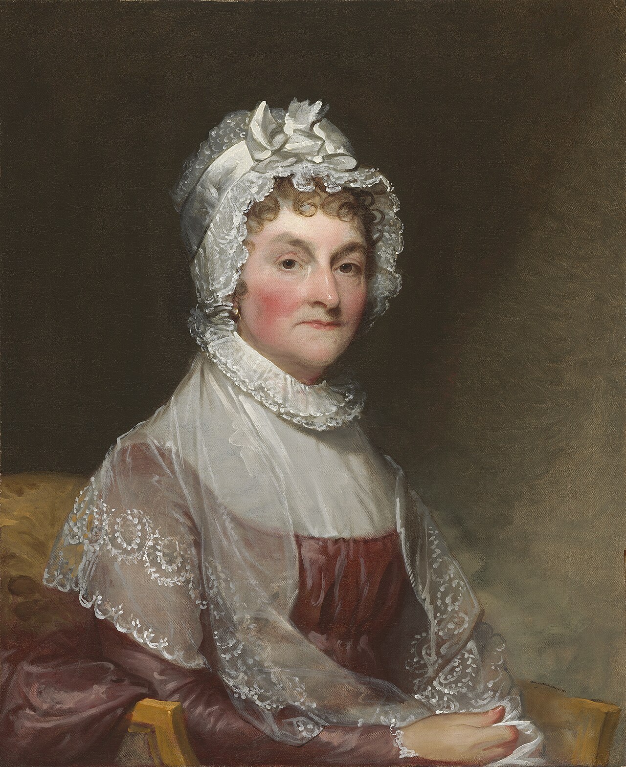 Abigail Adams portrait by Gilbert Stuart, c. 1800–1815